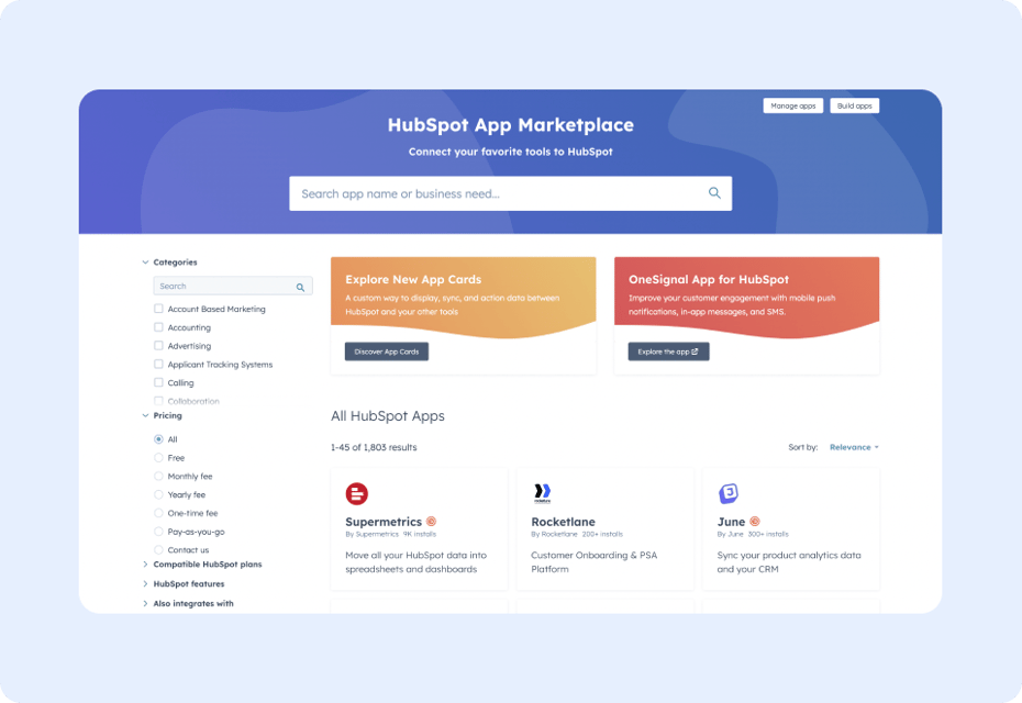 HubSpot and Marketplace App Integrations: Everything You Need to Know