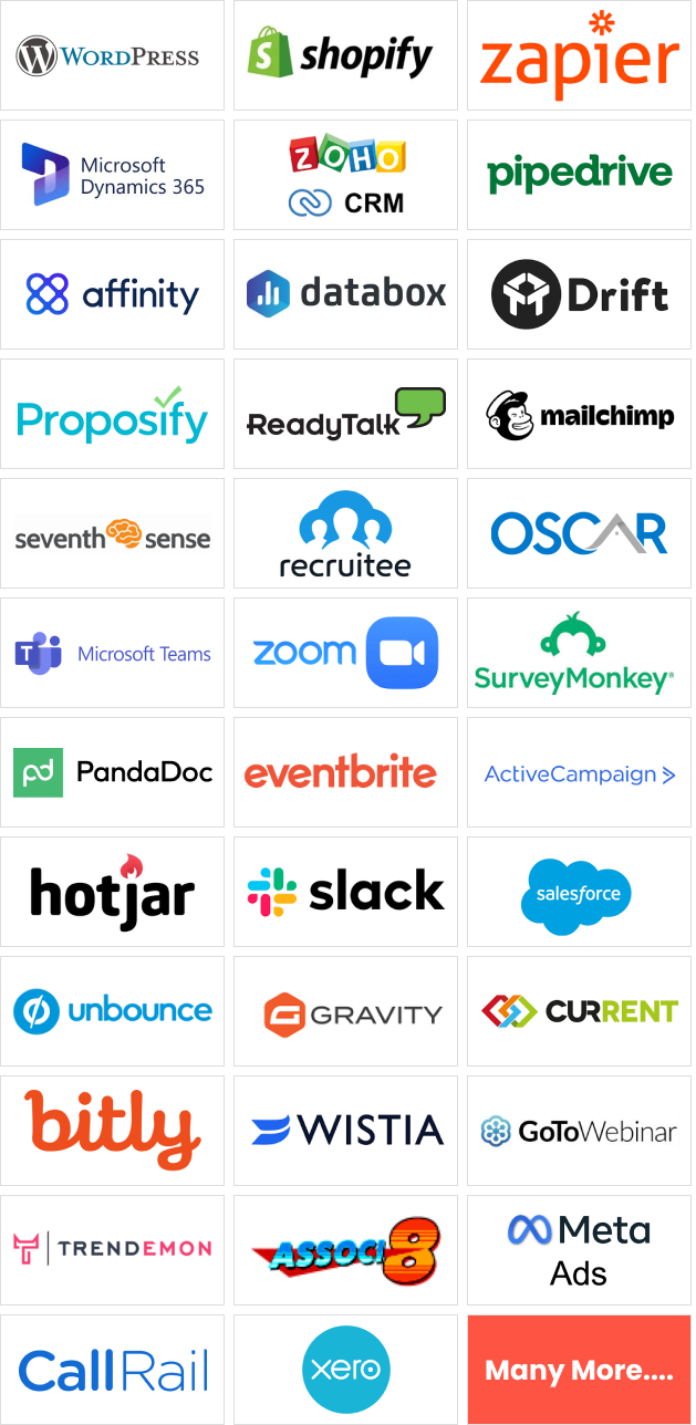 Platforms We Offer Integration with HubSpot
